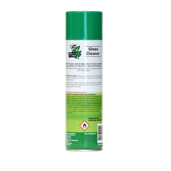 Glass Cleaner Aerosol - 400g | Bar's Bugs Australia
