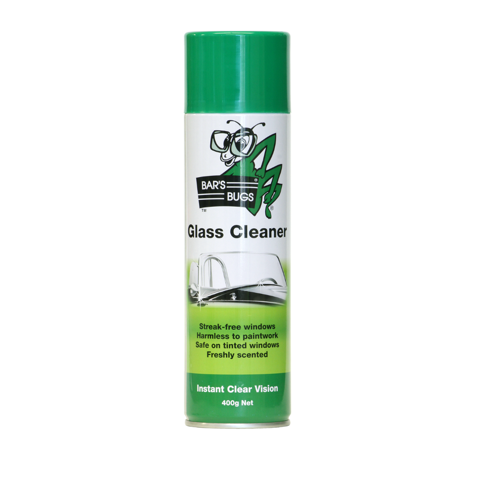 Glass Cleaner Aerosol - 400g | Bar's Bugs Australia