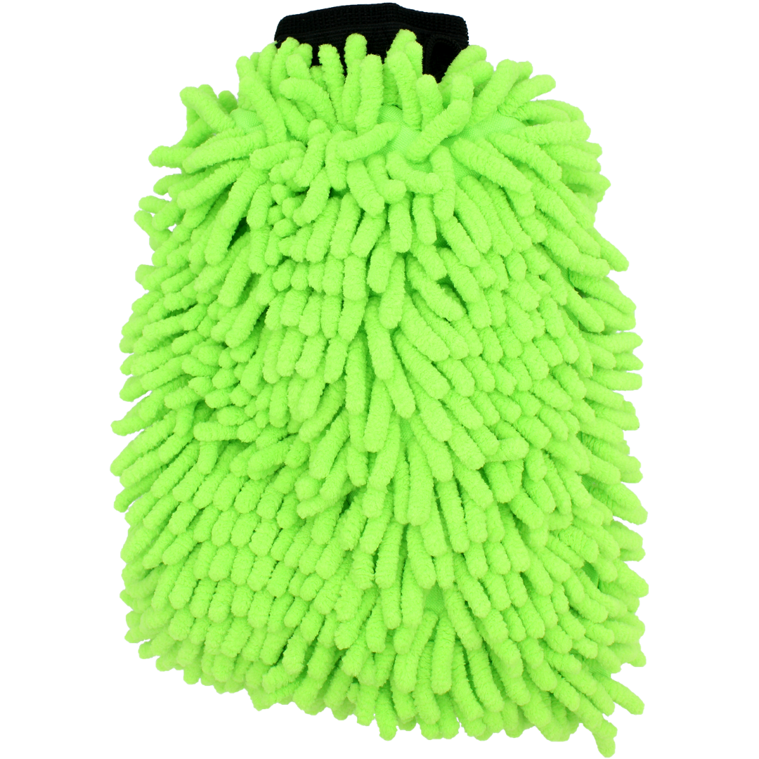 Microfibre Wash Mitt Green
