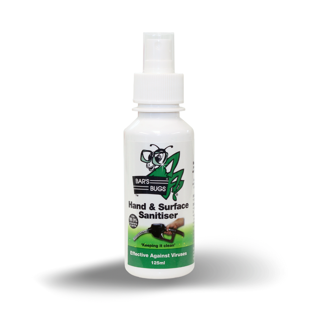 Hand And Surface Sanitiser Spray Front Shadow