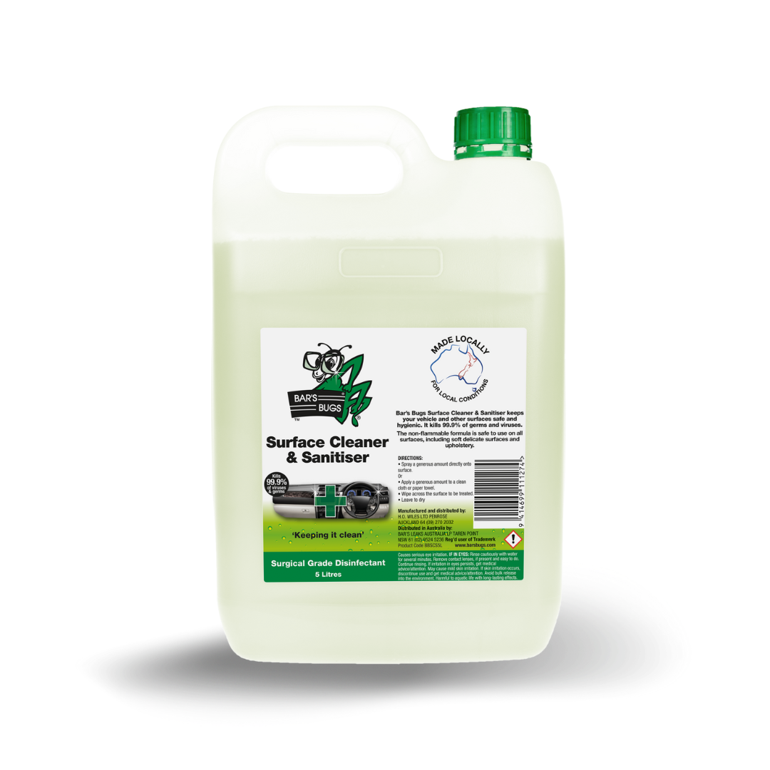 Surface Cleaner and Sanitiser 5 Litre Front Shadow