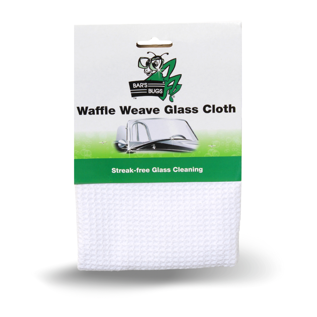 Waffle Weave Glass Cloth Bar's Bugs Front Shadow 