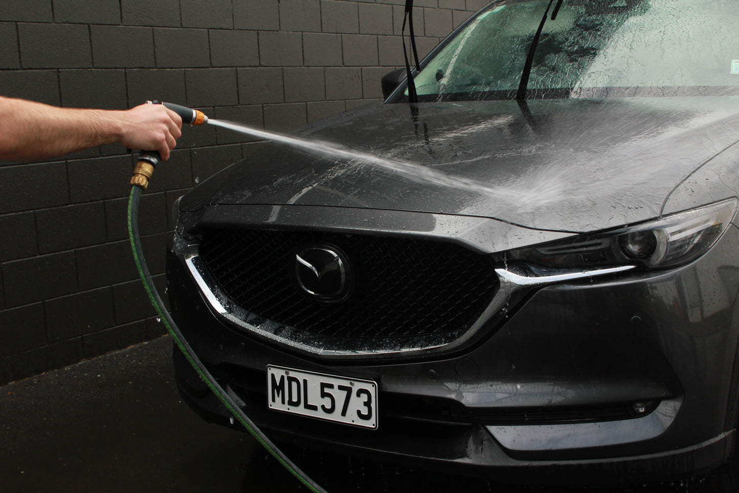 20L Car Wash and Protectant, Rinsing Mazda 
