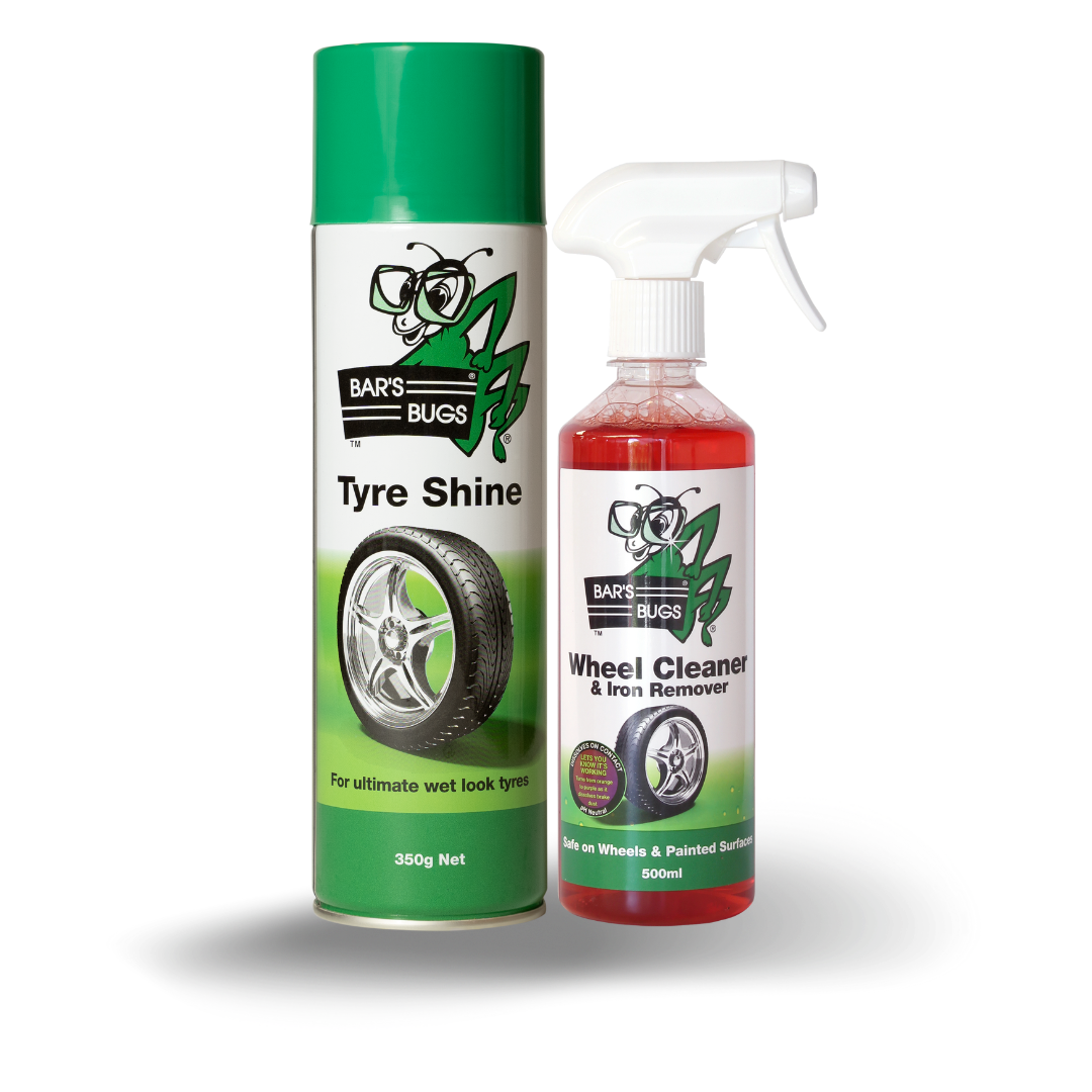 Wheel Cleaner and Iron Remover 500ml and Tyre SHine 350g