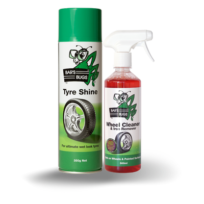 Wheel Cleaner and Iron Remover 500ml and Tyre SHine 350g