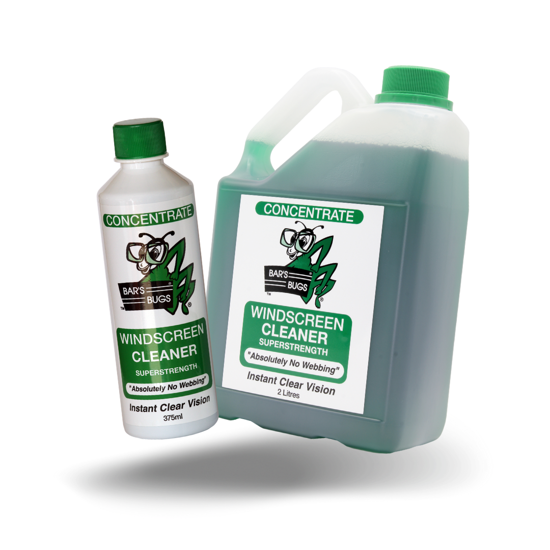 Bar's Bugs Windscreen Cleaner 2 Litre with Free 375ml 