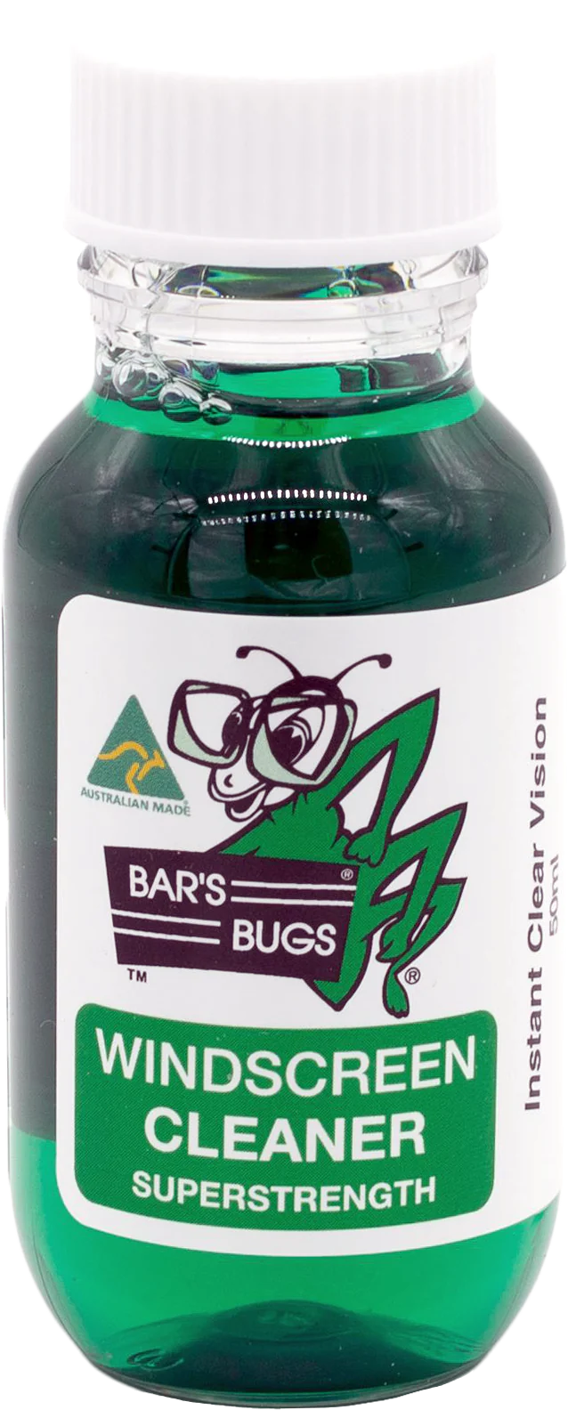 Bar's Bugs Windscreen Cleaner Concentrate 50ml Front 